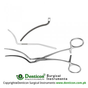 DeBakey-Wylie Atrauma Peripheral Vascular Clamp Stainless Steel, 16.5 cm - 6 1/2"